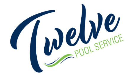 12 Pool Service Logo