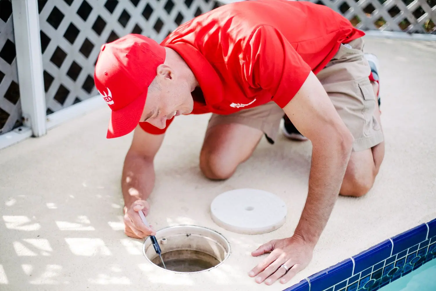 Pool service by RED RHINO, The Pool Leak Experts in Tampa, FL