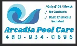 Arcadia Pool Care logo
