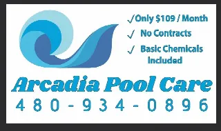 Arcadia Pool Care Logo