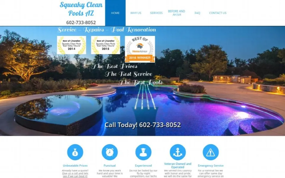 Squeaky Clean Pools - Main Image